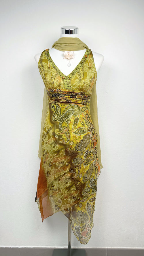 Forest Nymph Silk Dress