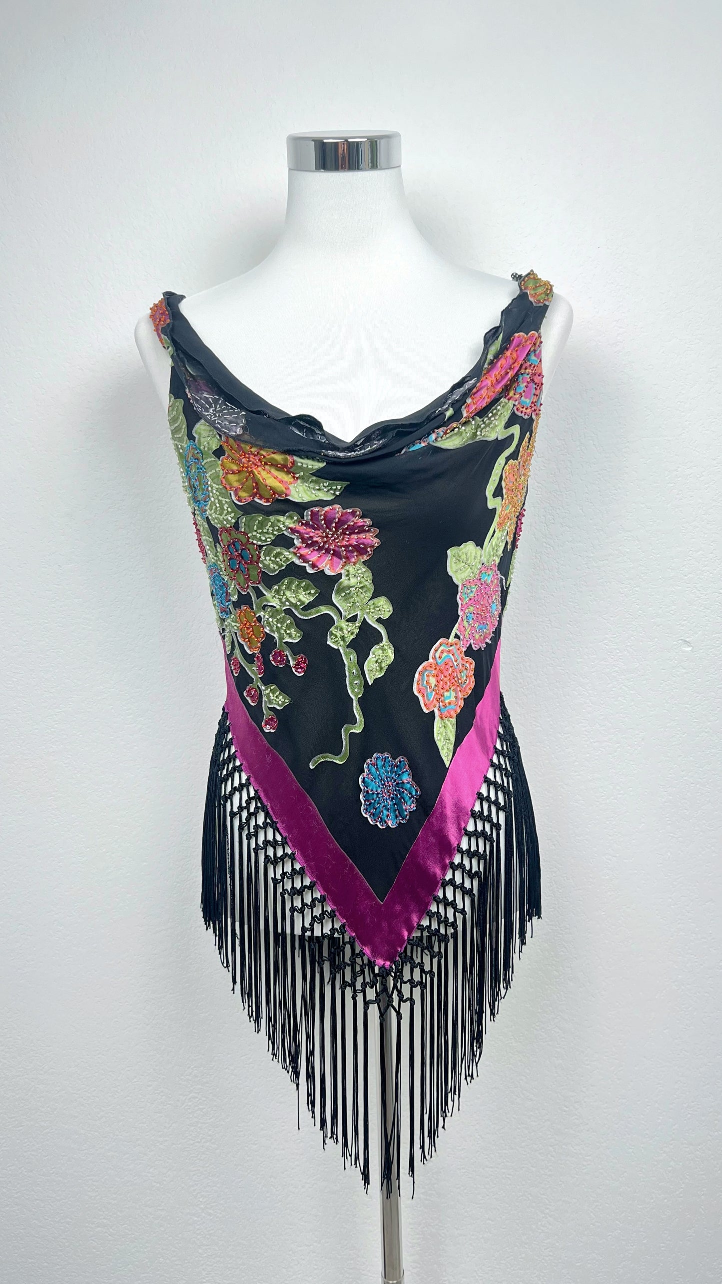 Bohemian Bloom Derhy Poncho