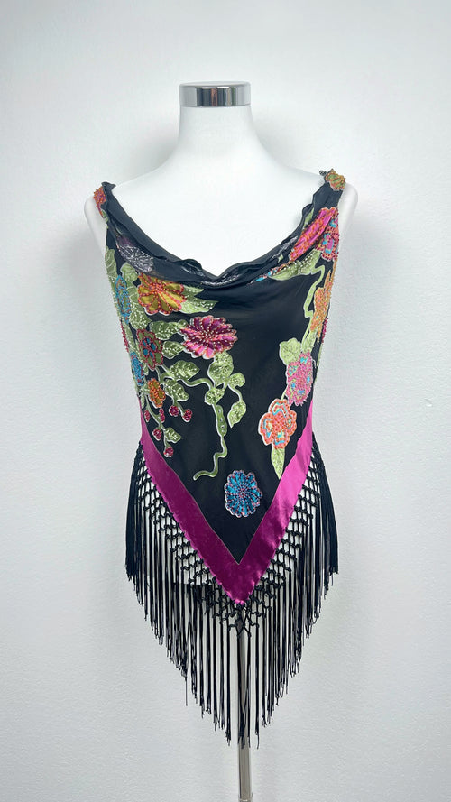 Bohemian Bloom Derhy Poncho