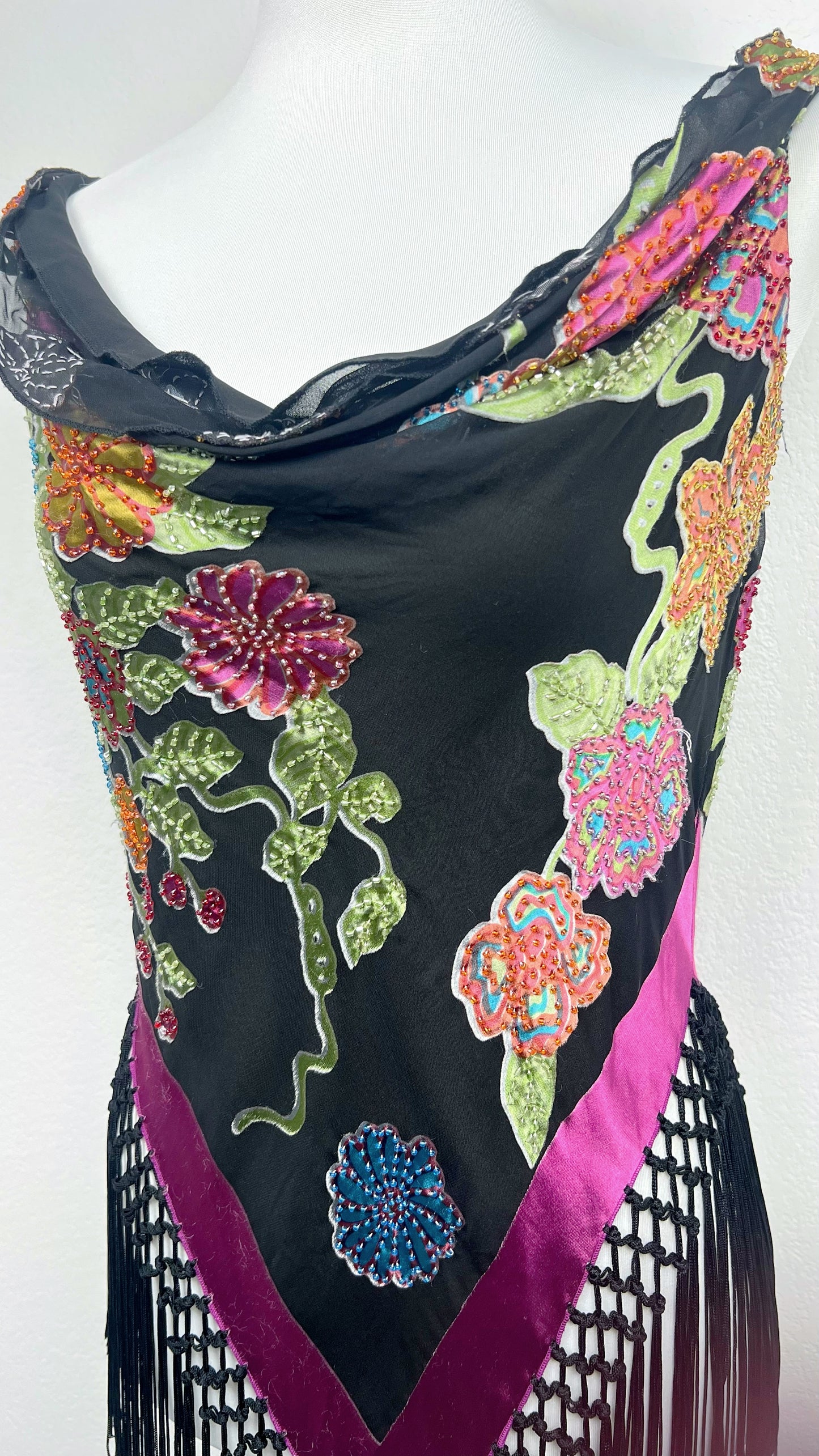 Bohemian Bloom Derhy Poncho