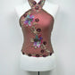 Aftershock Enchanted Orchid Halter Top