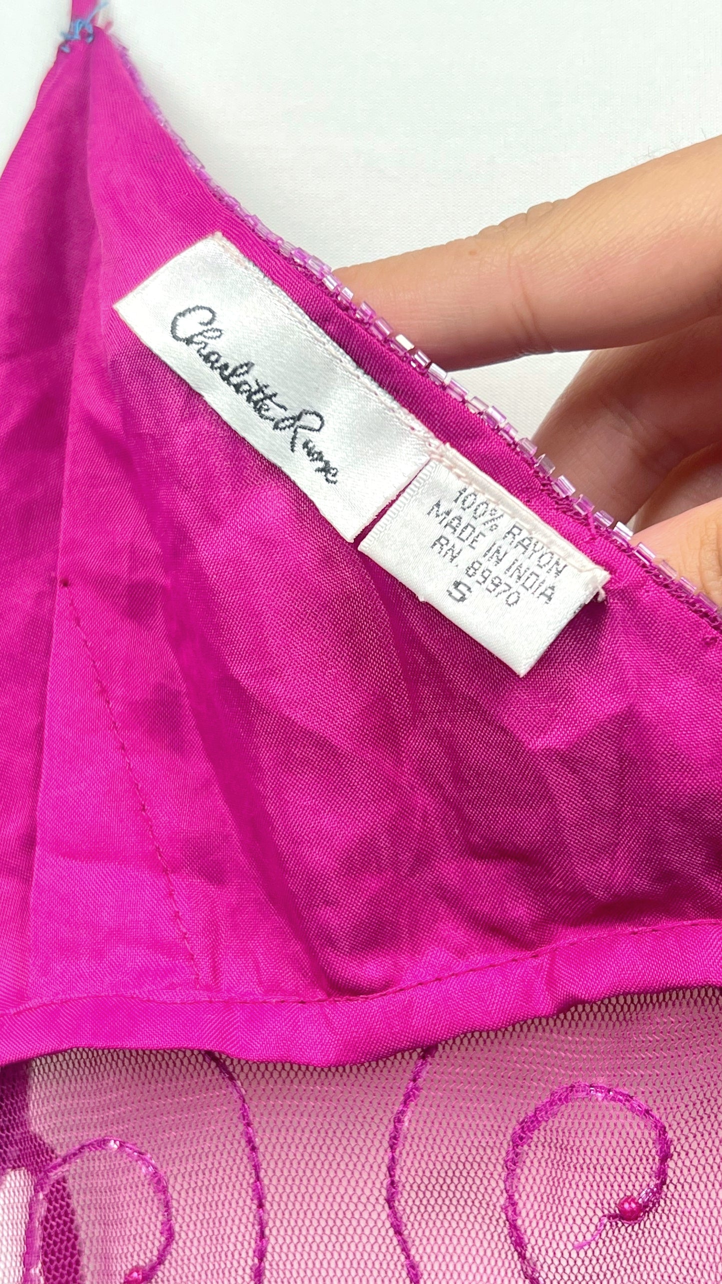 Charlotte Russe RARE Amethyst Top