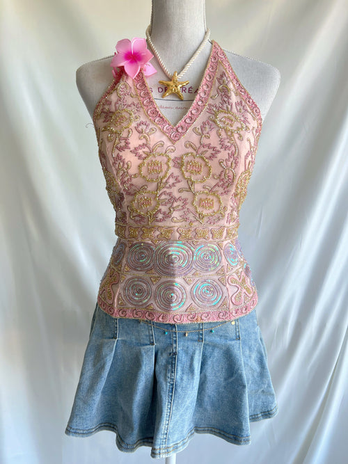 Aftershock "Pink Stardust" Corset