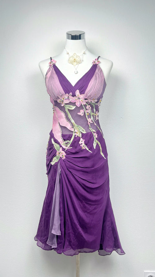 Amethyst Blossom Gown