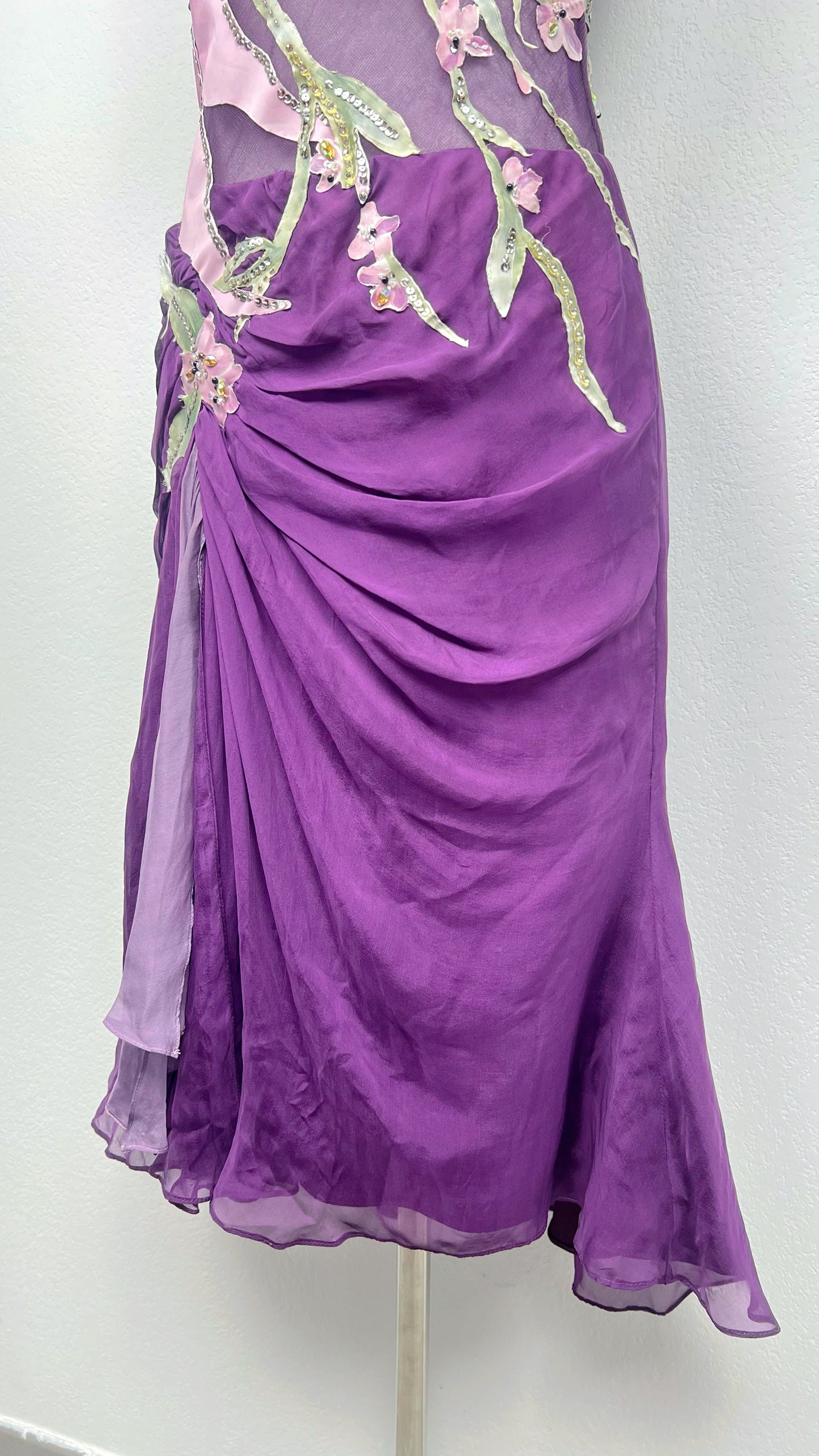 Amethyst Blossom Gown