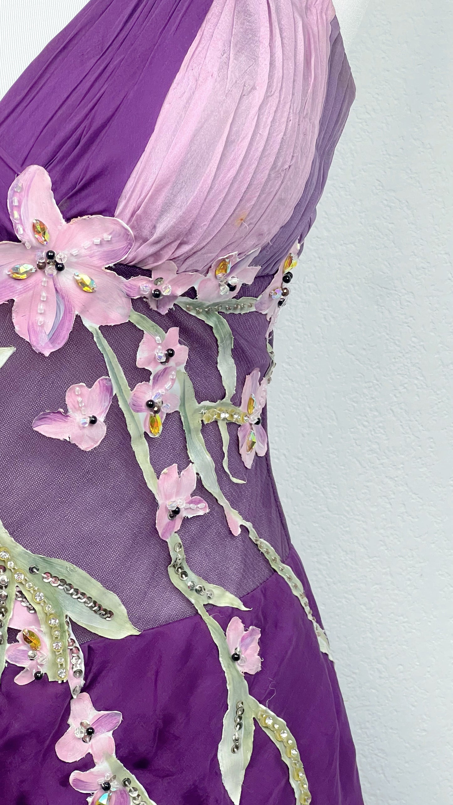 Amethyst Blossom Gown