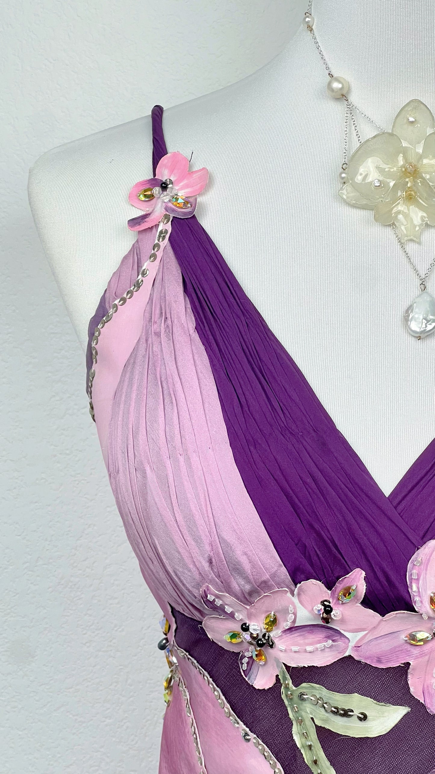 Amethyst Blossom Gown
