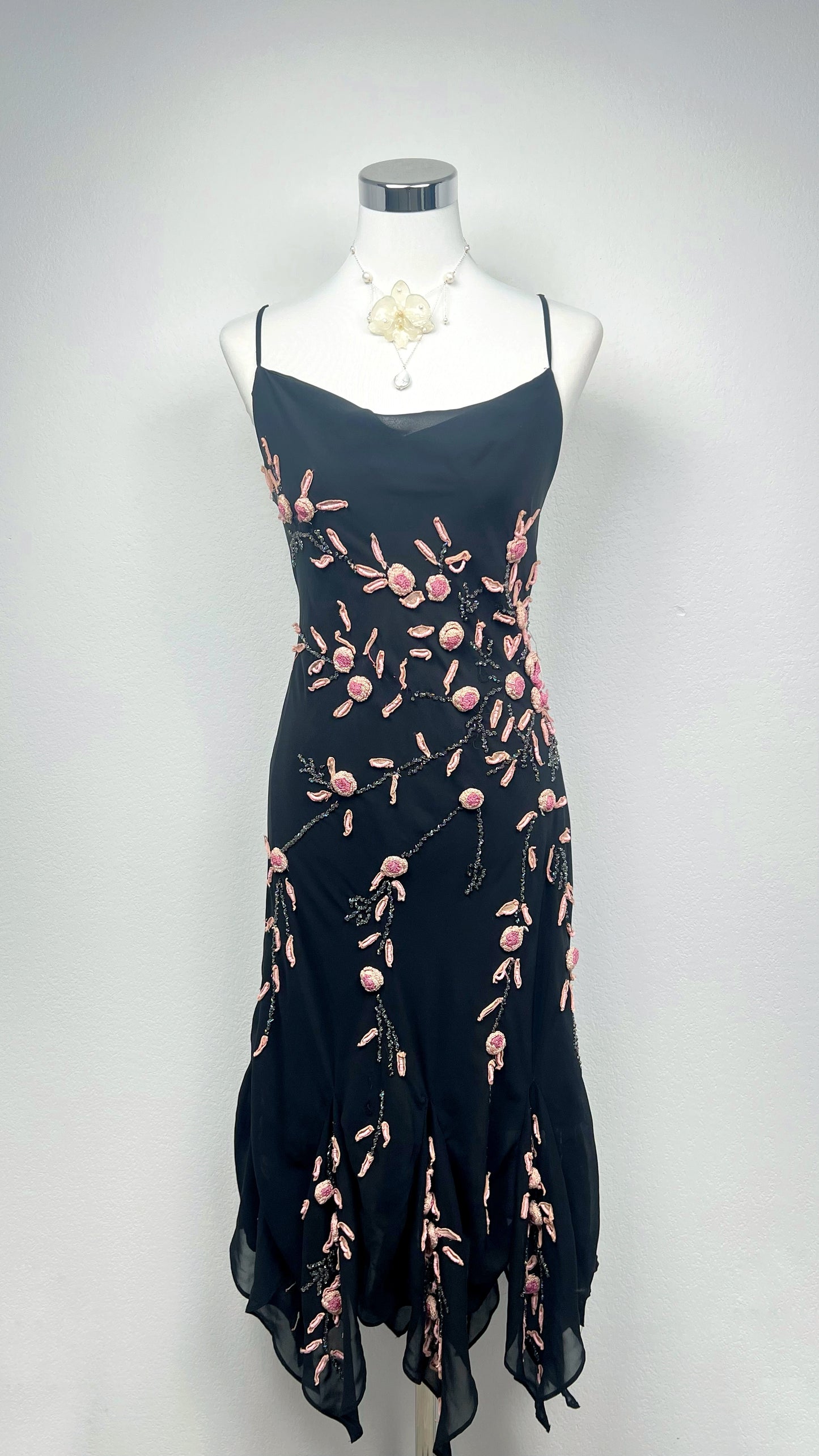 Midnight Blossom Dress