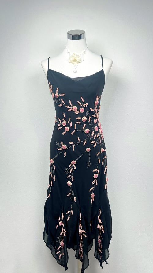 Midnight Blossom Dress