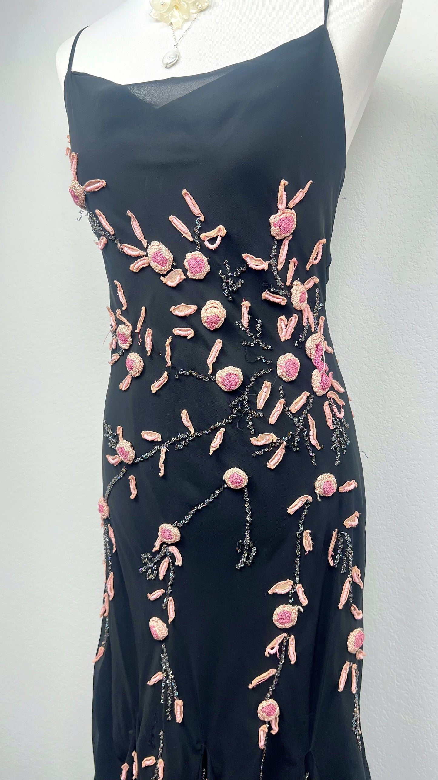Midnight Blossom Dress