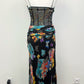 Midnight Butterfly Silk Dress