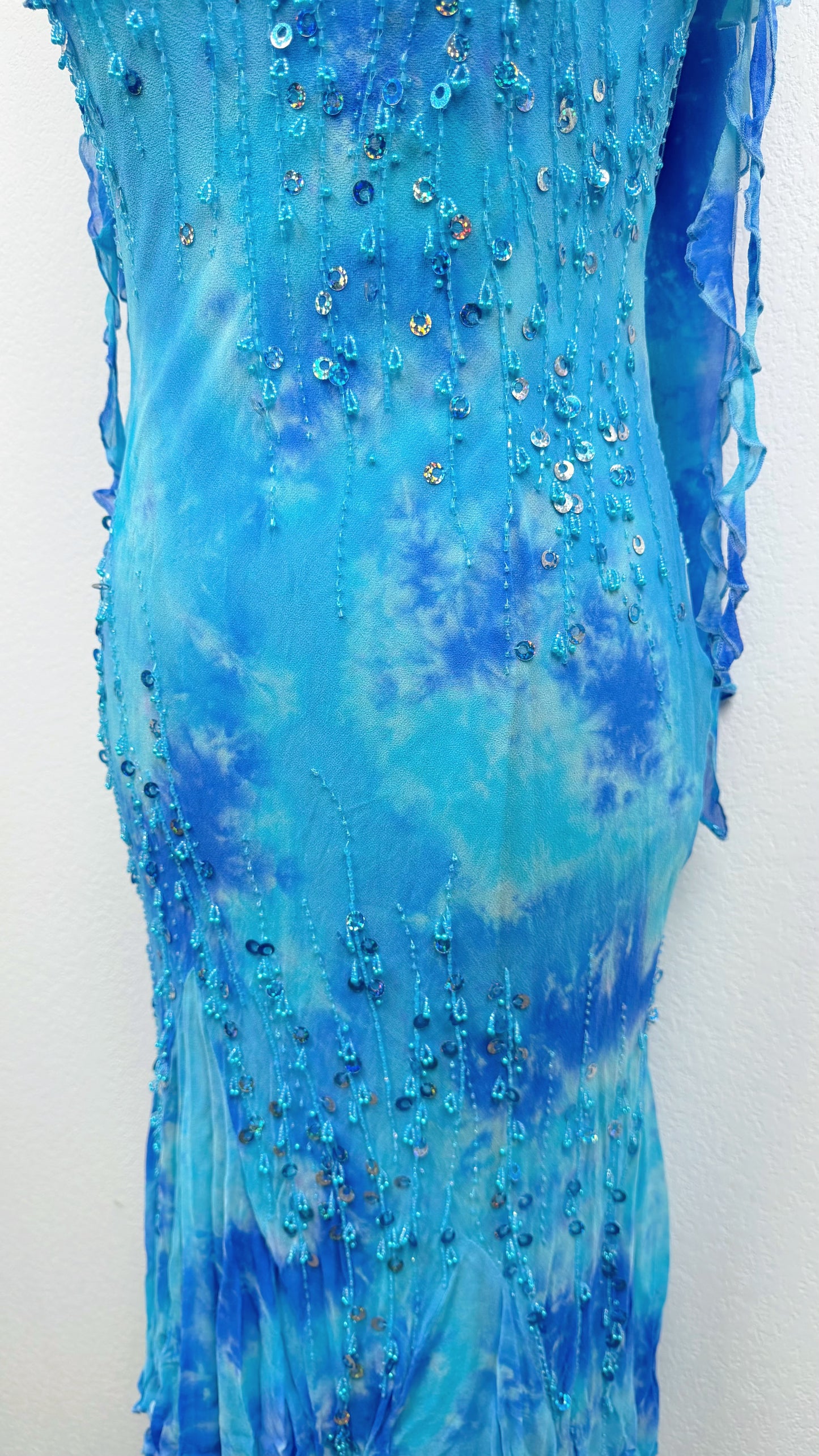 Ocean Nymph Silk Dress