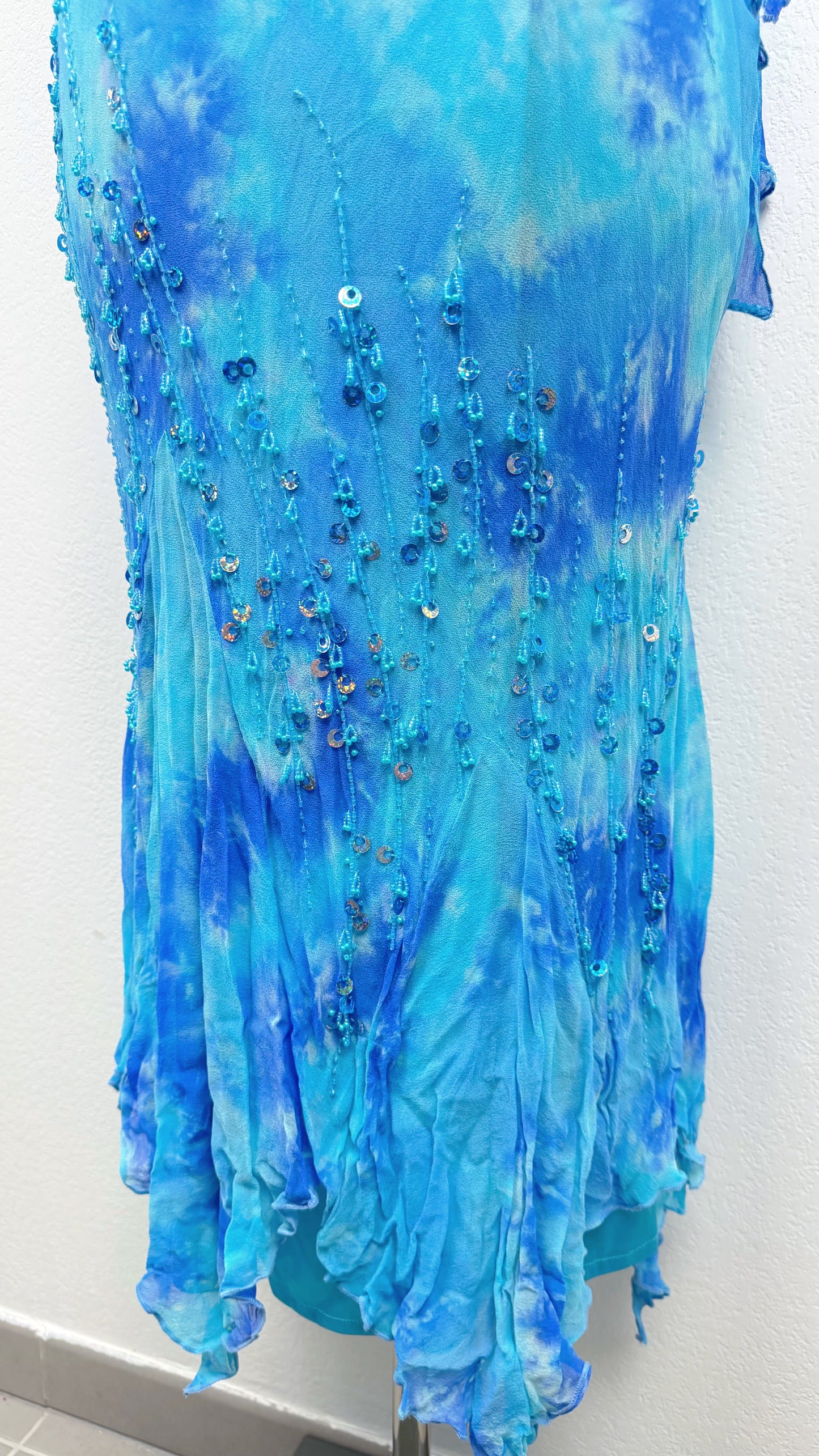 Ocean Nymph Silk Dress