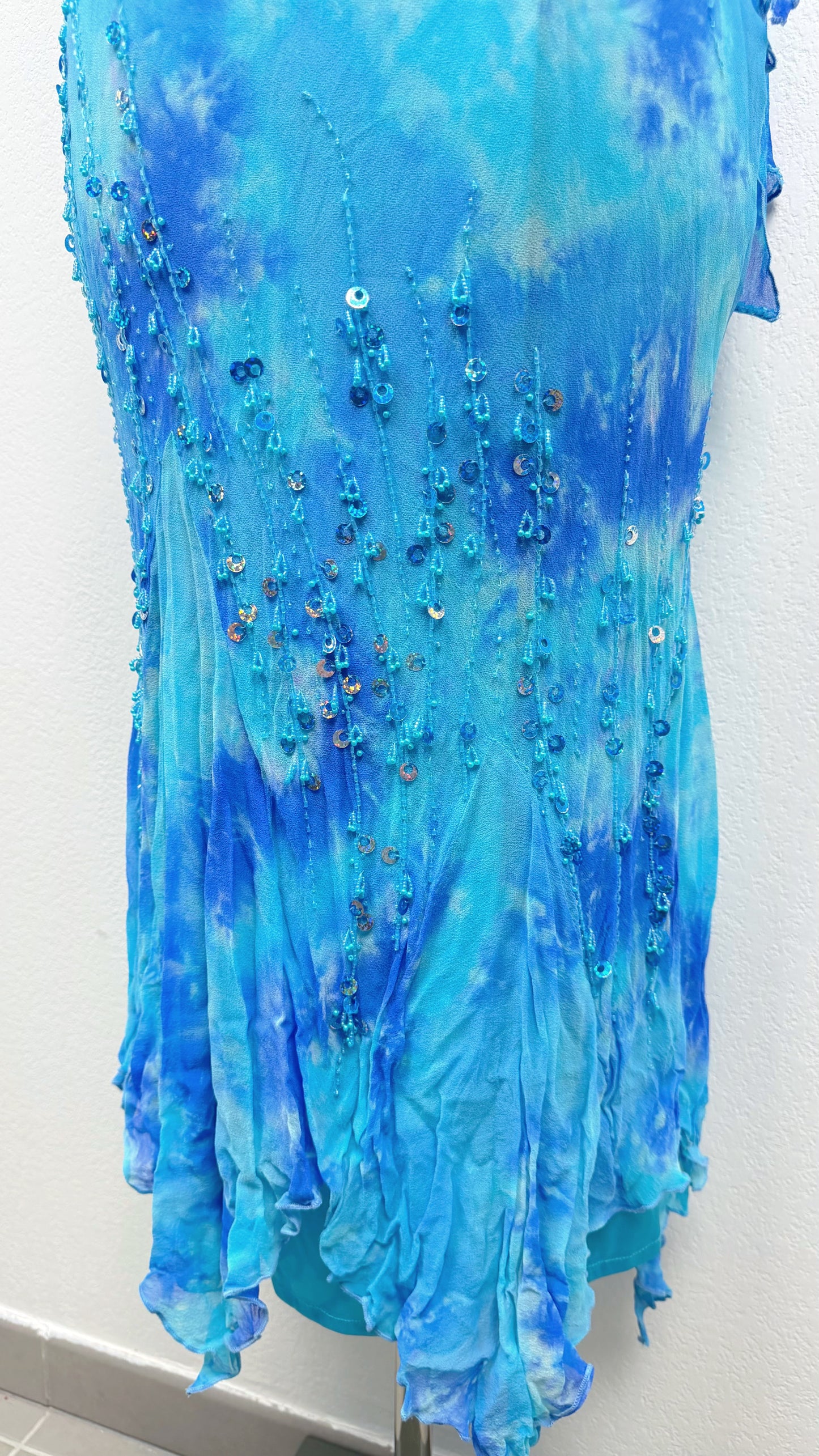 Ocean Nymph Silk Dress