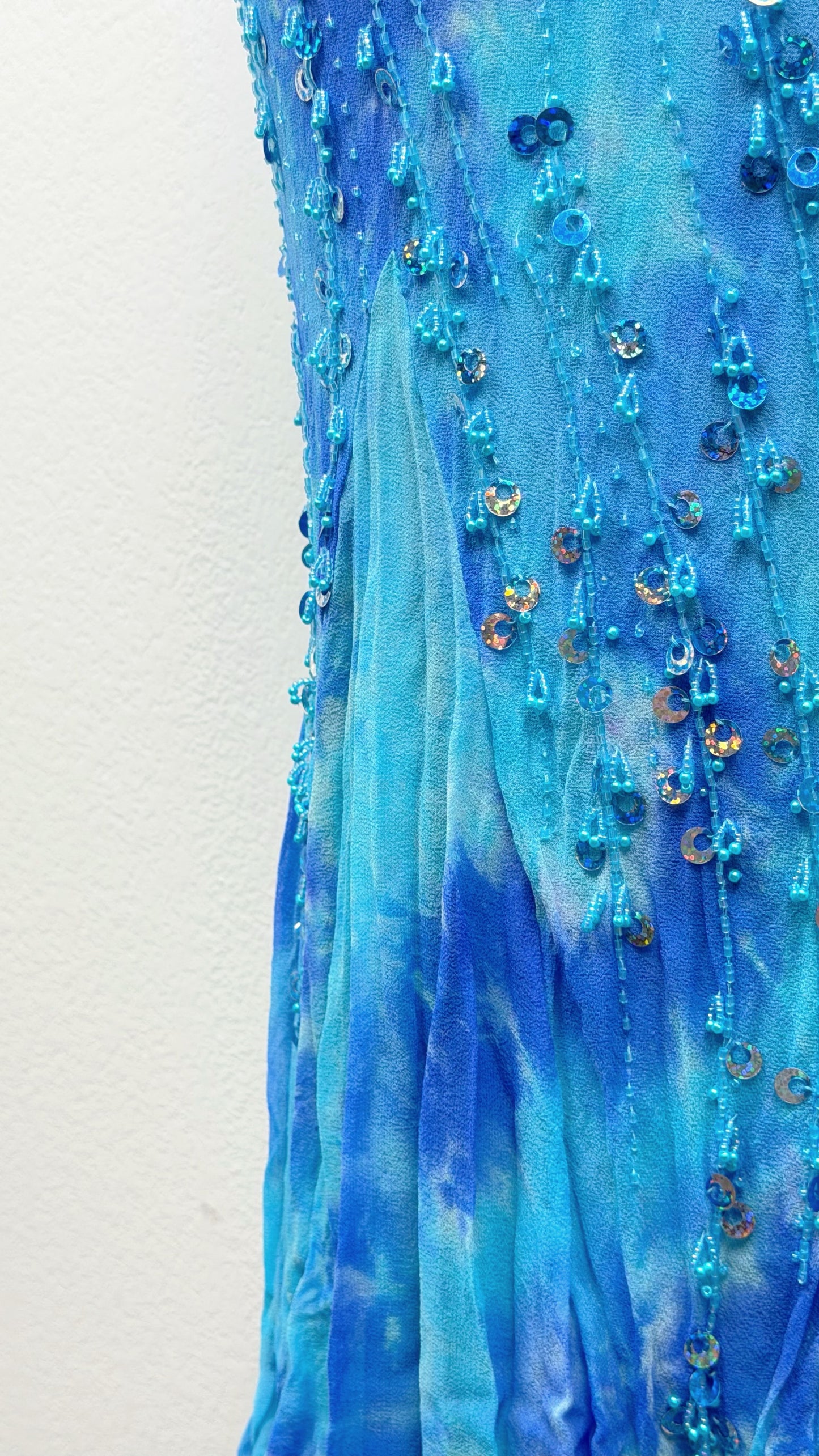 Ocean Nymph Silk Dress
