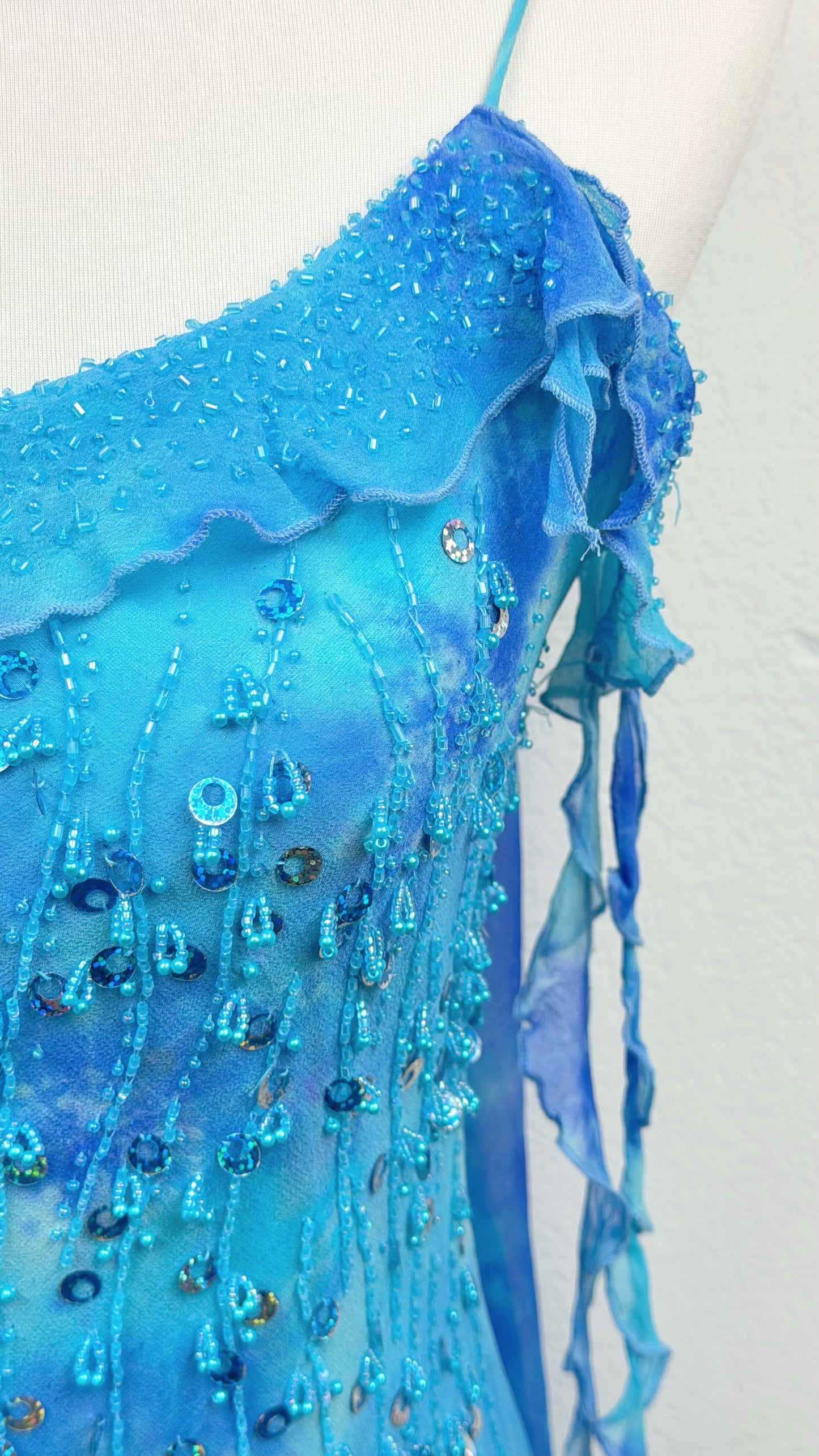 Ocean Nymph Silk Dress