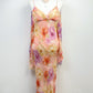 Blossom Reverie Silk Gown